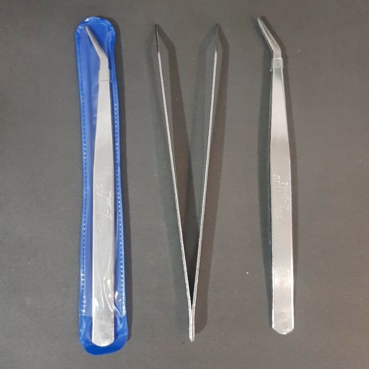 پنس استیل سر کج