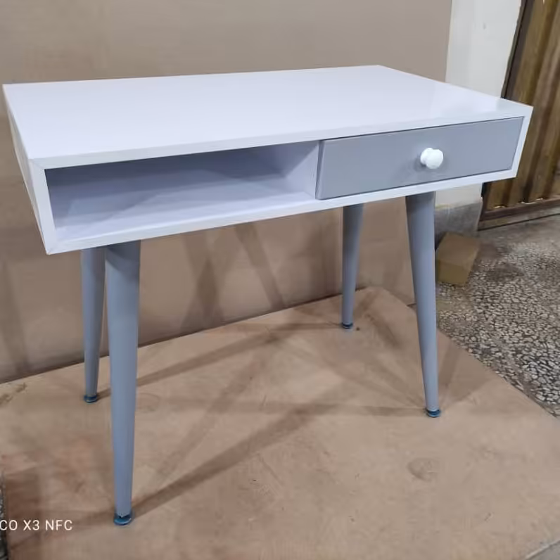 میز تک کشو یک طرف باکس ابعاد 90در50 ملامینه ارتفاع 80