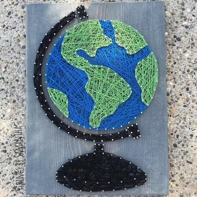 تابلو برجسته طرح کره زمین