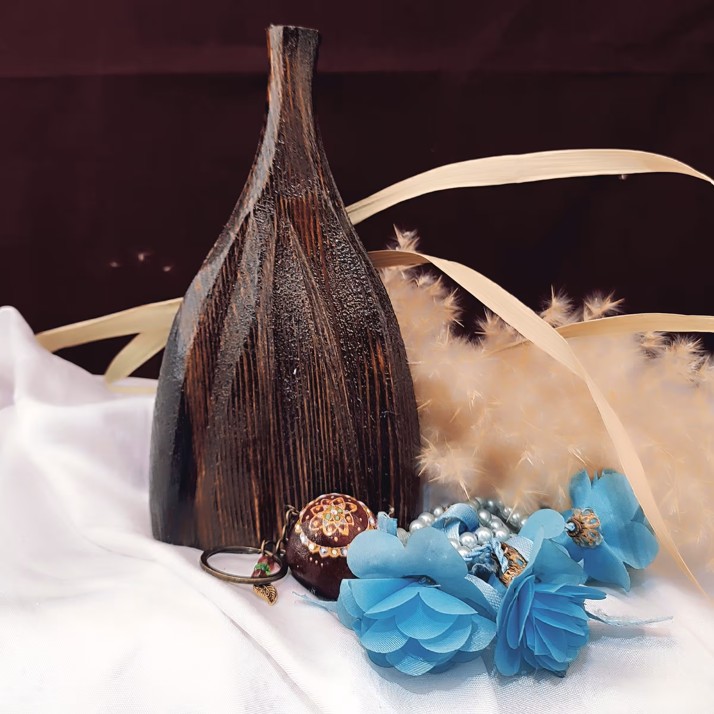 گلدان چوبی نراد روسی