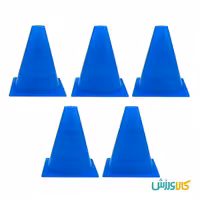 مانع مخروطی 18 سانتی ژله ای 5 عددی آبی