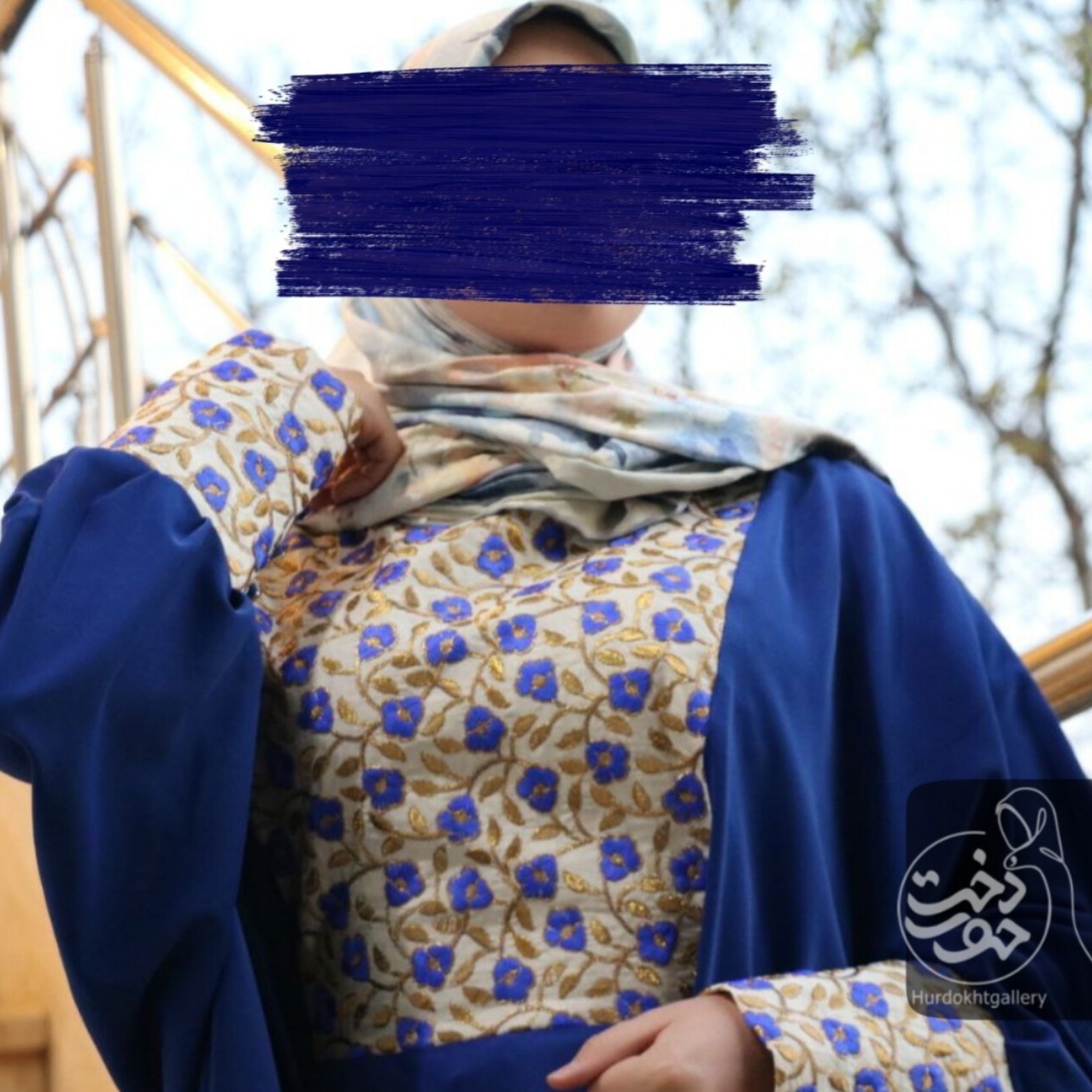 عبای شاهدخت جنس عبا کرپ الیزه و پارچه سوزن دوز