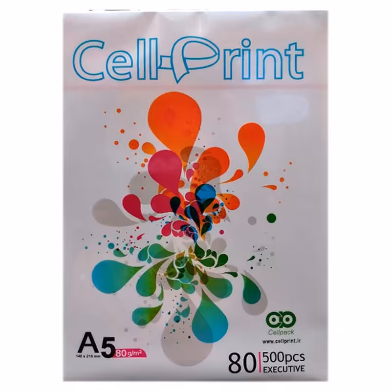 خرید کاغذ A5 سل پرینت بسته 500 عددی مدل Cell Print Executive