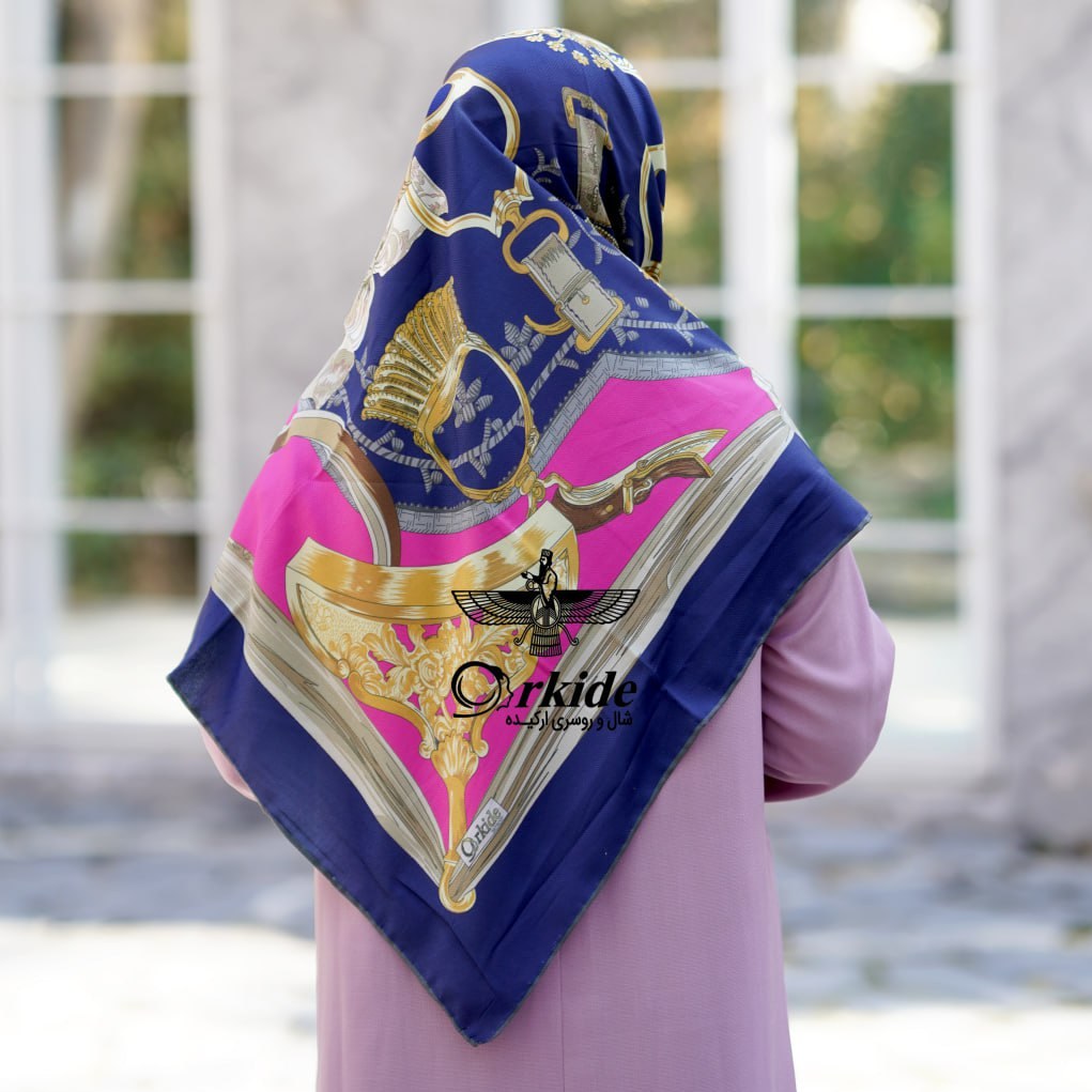 روسری نخ ابریشم گارزا 013
