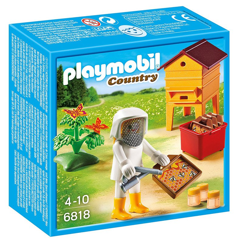 پلی موبيل مدل Bee Keeper With Honey playmobil 6818