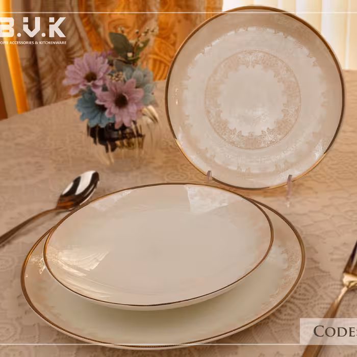 سرویس غذا خوری 6 نفره 18 پارچه بی وی کی بن چاینا