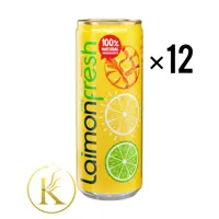نوشیدنی آبمیوه مرکبات و انبه لایمون فرش (330 میل) بسته ی 12 عددی laimon fresh