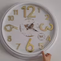 ساعت دیواری گرد(60 سانتی) مدل هلسینکی 