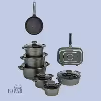 سرویس قابلمه 15 پارچه کیهانی مدل دیاموند یونیک کد 8529