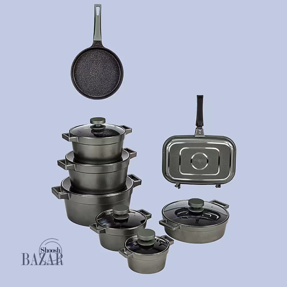 سرویس قابلمه 15 پارچه کیهانی مدل دیاموند یونیک کد 8529