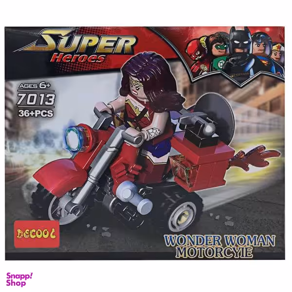 ساختنی دکول مدل Super Heroes سری Wonder Woman 7013 تعداد 36 تکه
