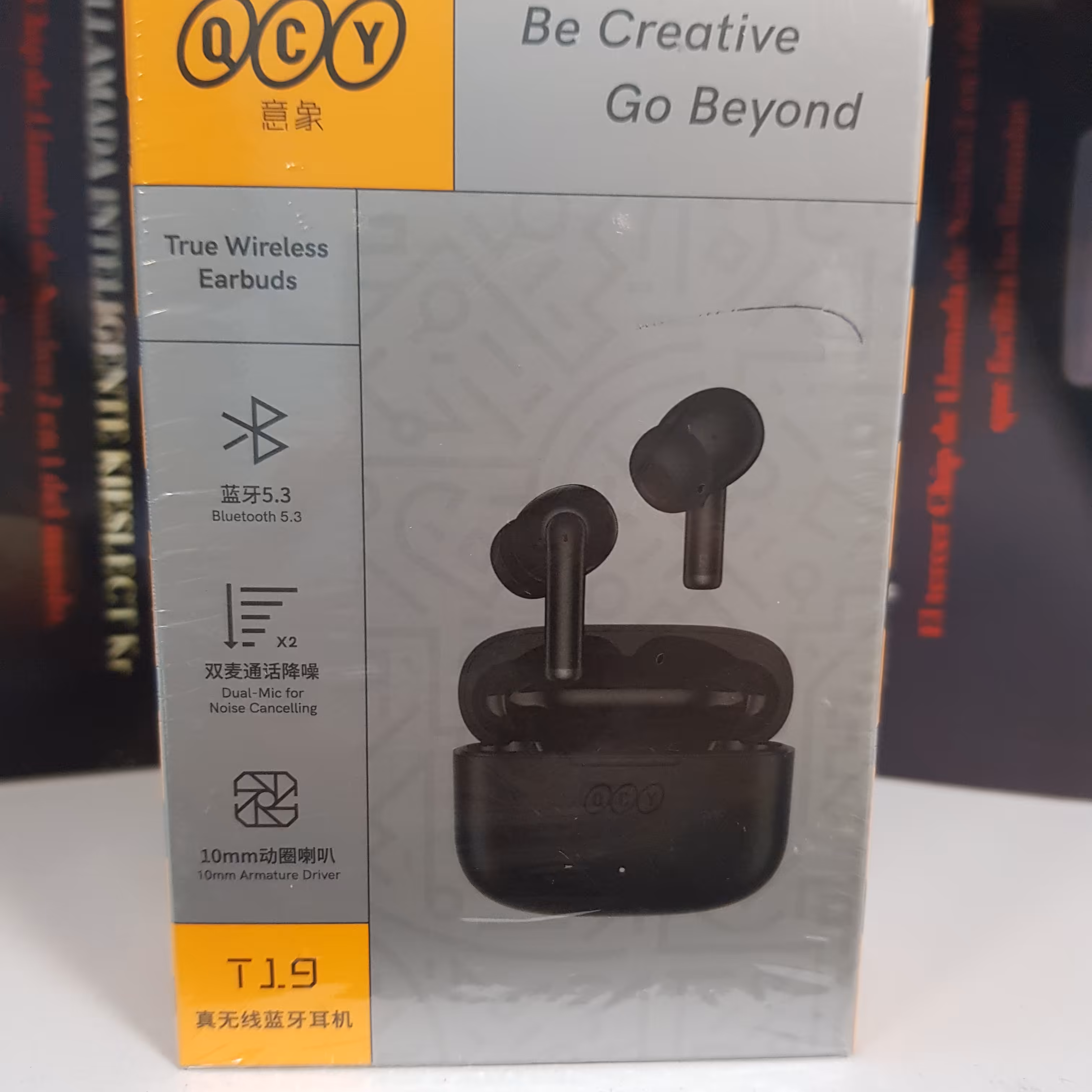 QCY T19 هندزفری بلوتوثی کیو سی وای مشکی با گارانتی