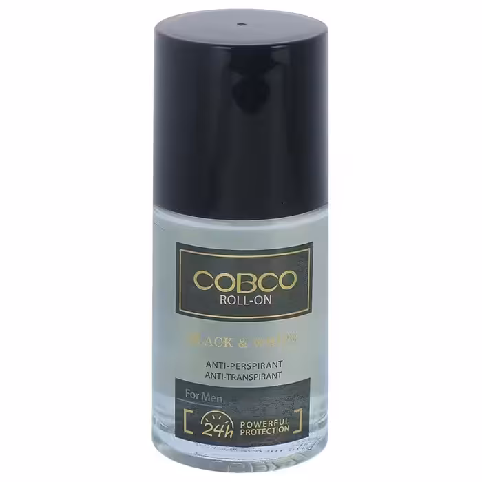 مام رول ضد تعریق مردانه کوبکو مدل Black and white حجم 75 میل