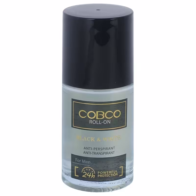 مام رول ضد تعریق مردانه کوبکو مدل Black and white حجم 75 میل
