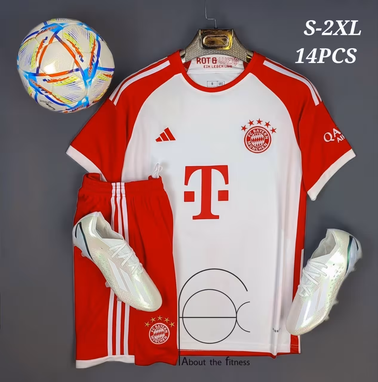 کیت اول بایرن مونیخ 2023-2024 (پیراهن شورت) ورژن هواداری