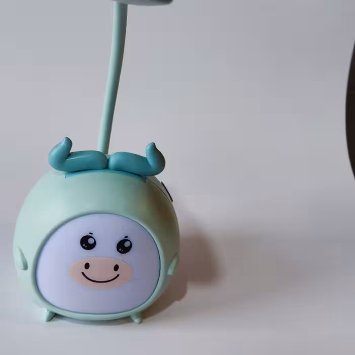 چراغ مطالعه دوکاره فانتزی شارژی درجه یک طرح خوک