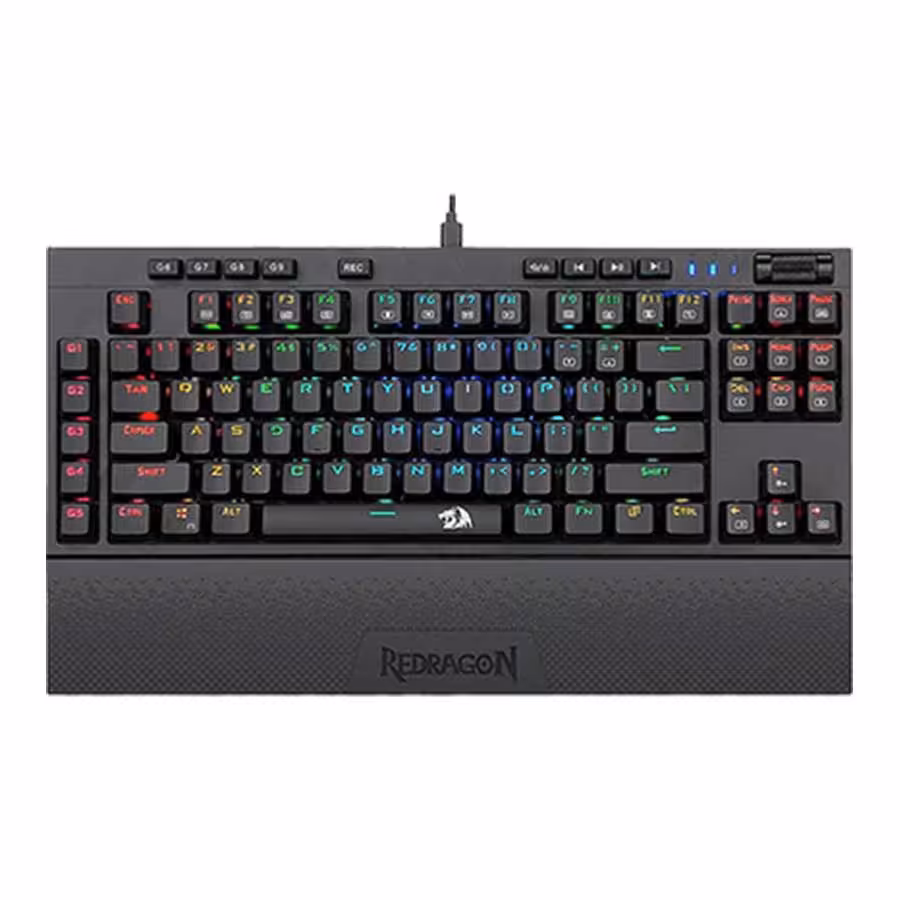 قیمت و خرید کیبورد گیمینگ باسیم ردراگون مدل Broadsword K588 | یاس ارتباط