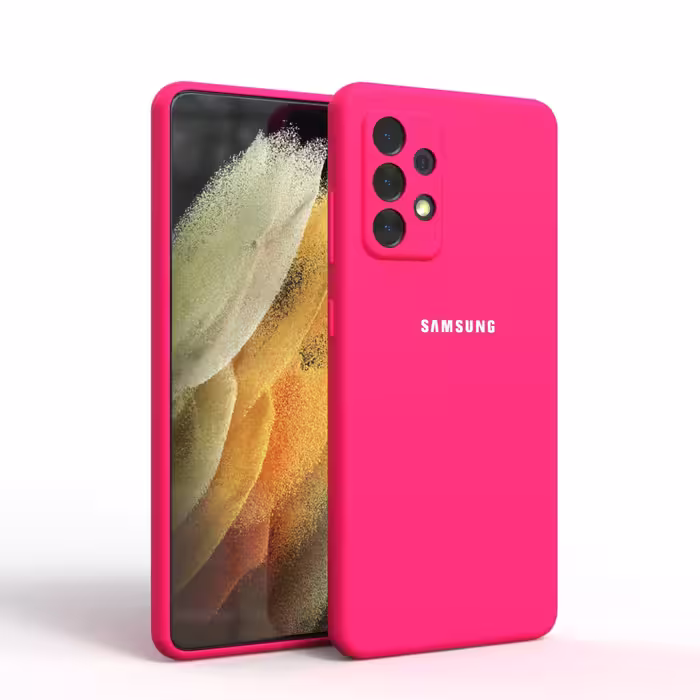 قاب سیلیکونی Samsung Galaxy A73 (سیلیکون اصل) - یاسی (زیر بسته)