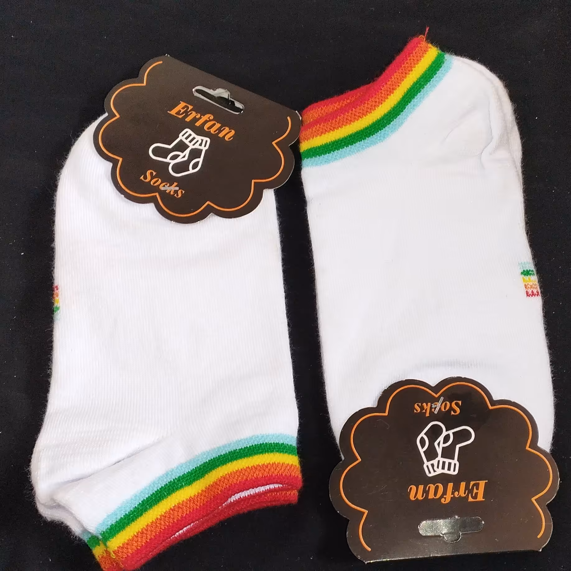 جوراب رنگین کمانی 3طرح