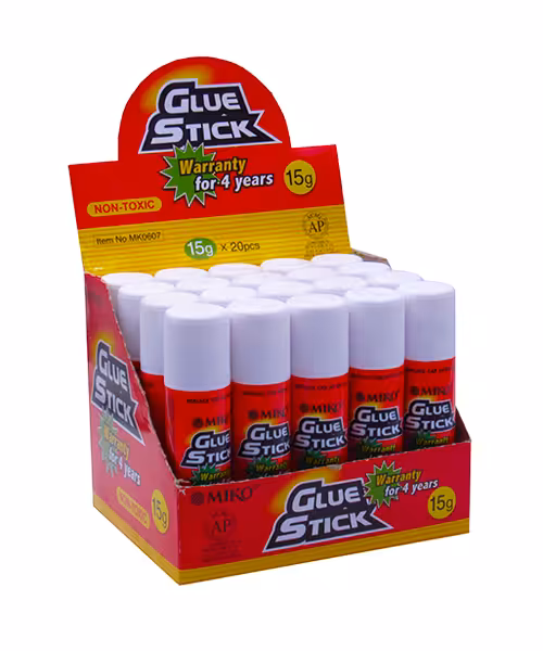 چسب ماتیکی  میکو 15 گرم بسته(20عددی)