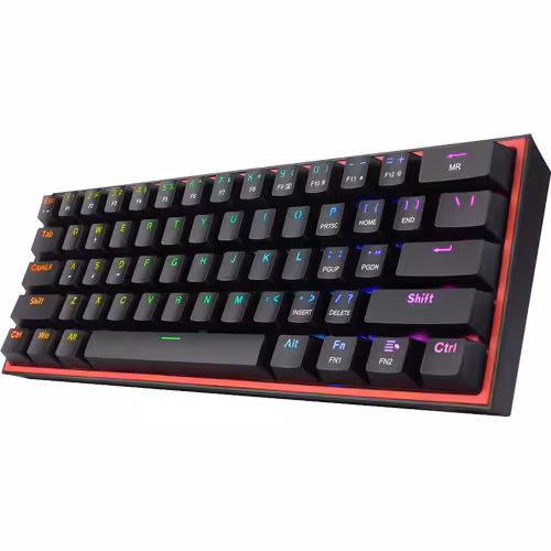 کیبورد ردراگون مدل Fizz K617 RGB Black