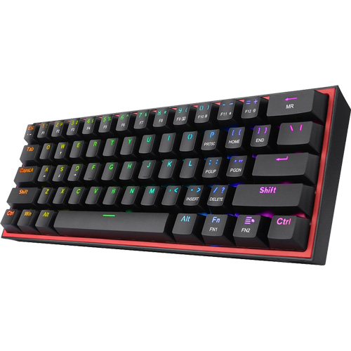 کیبورد ردراگون مدل Fizz K617 RGB Black