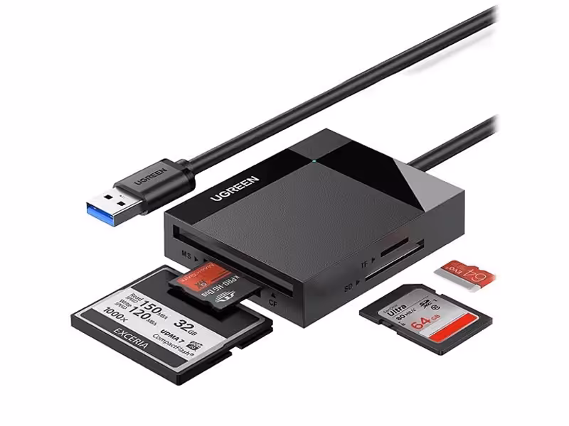 کارت خوان یوگرین Ugreen  USB 3.0 Card Reader CR125 30335