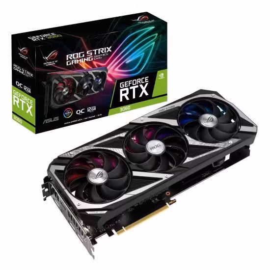 کارت گرافیک ایسوس ROG-STRIX-RTX3060-O12G-GAMING