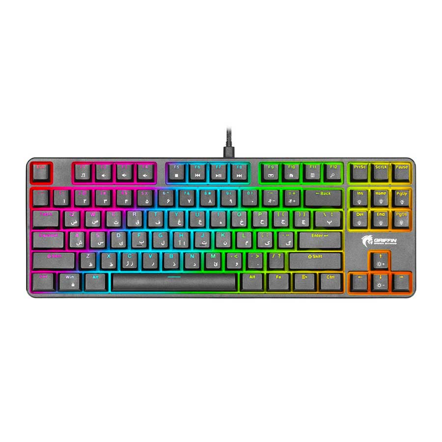 کیبورد گیمینگ GK801-RGB گرین - فراز سیستم