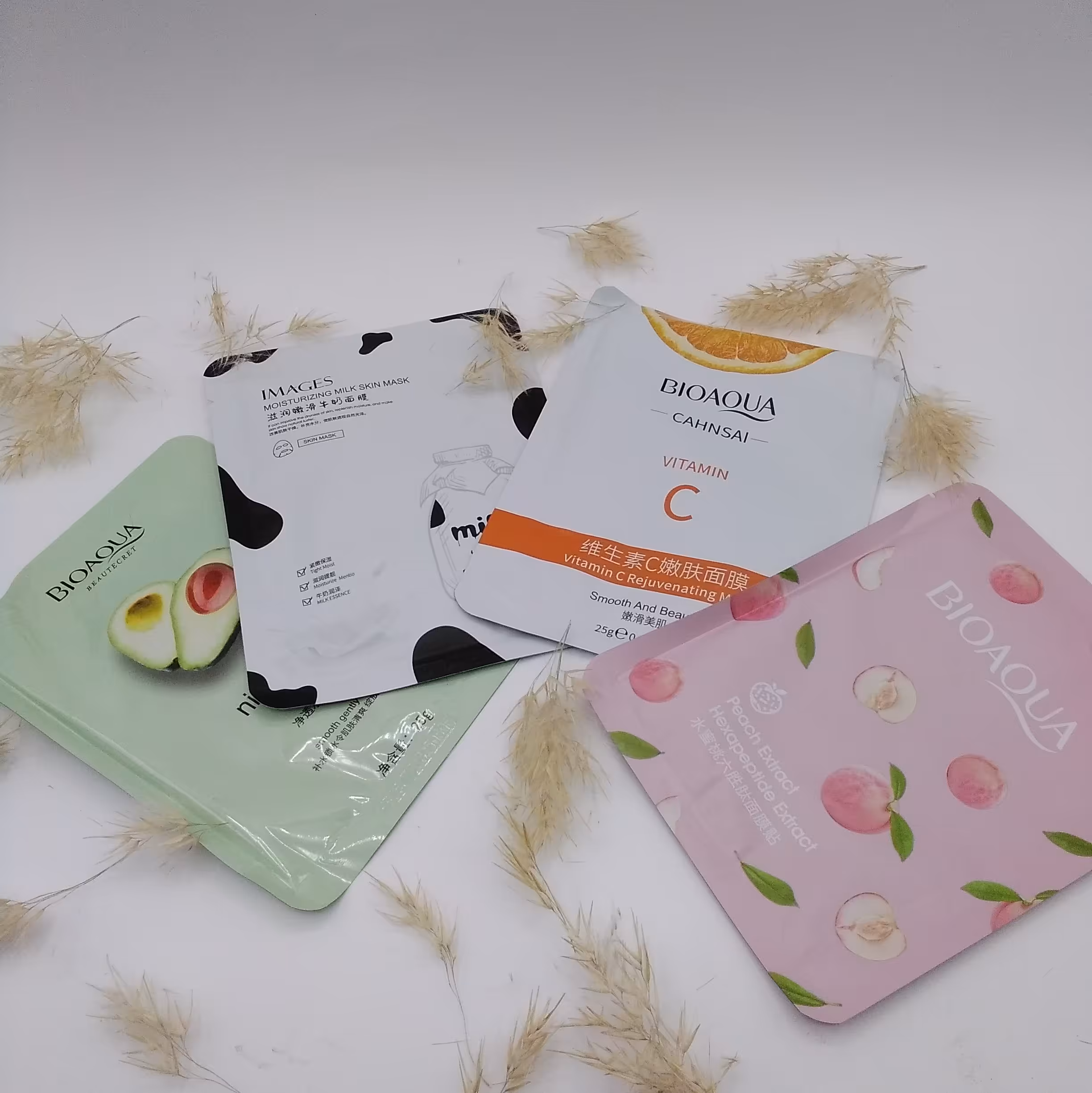 ماسک ورقه ای صورت-حجم 25 گرم-سرشار از ویتامین ها و موادمعدنی