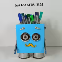 جامدادی رومیزی ربات