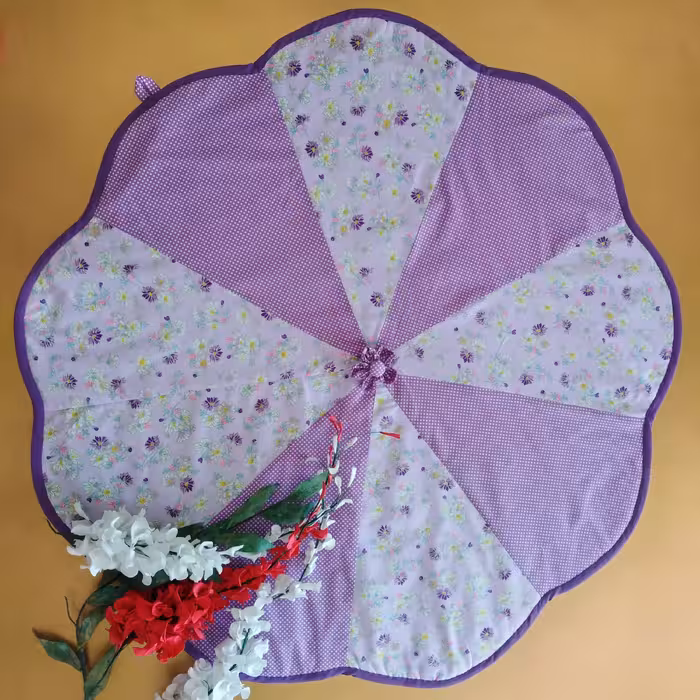 نمگیر پارچه ای  طرح تمام گل 