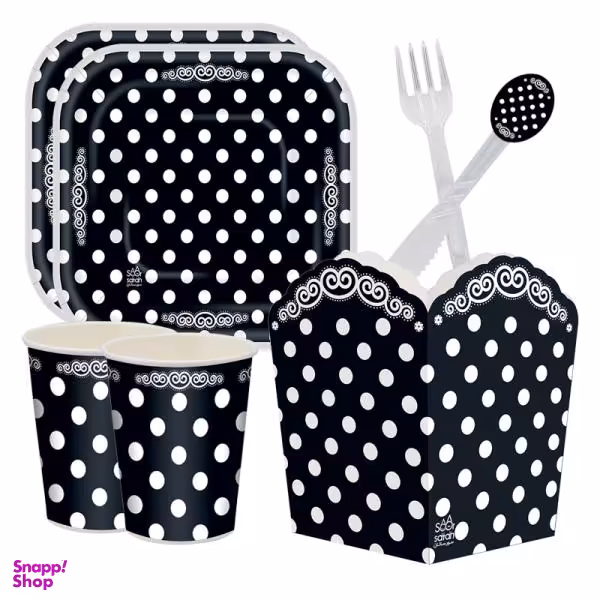 مجموعه 55 عددی تم تولد طرح خالدار مدل BD