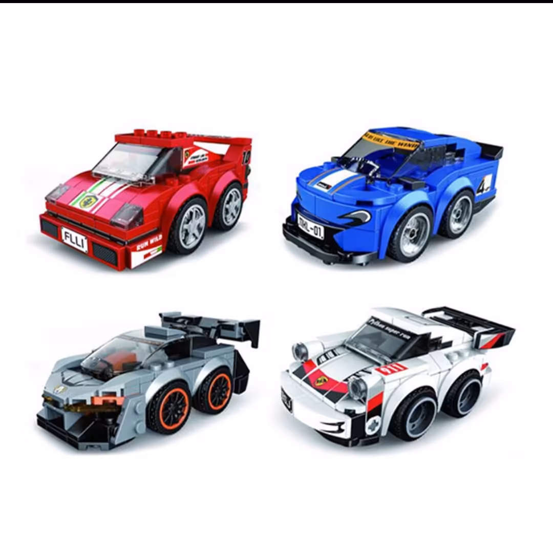 لگو ماشین مسابقه عقب کش 4مدل