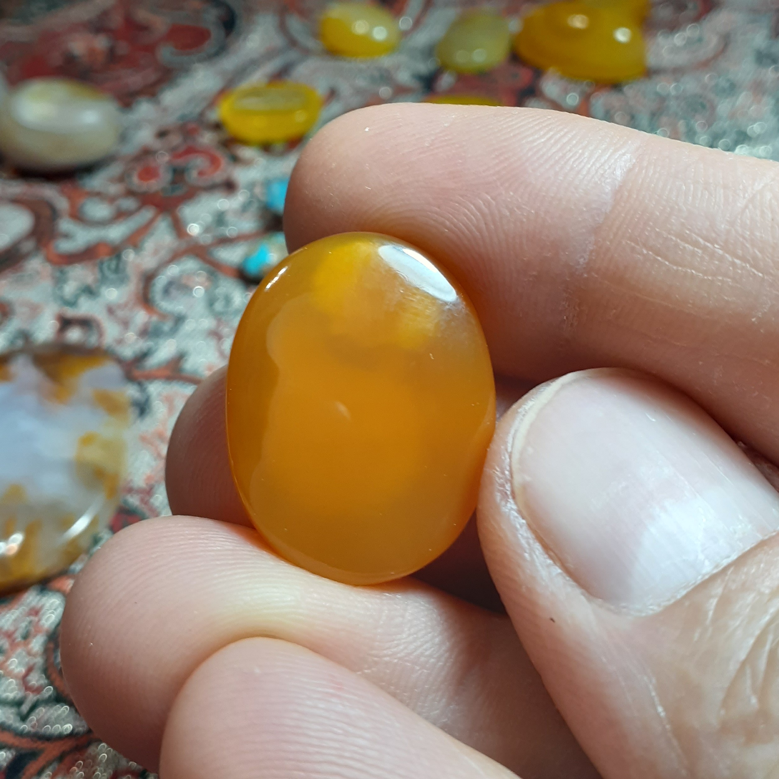 سنگ عقیق پرتقالی 4