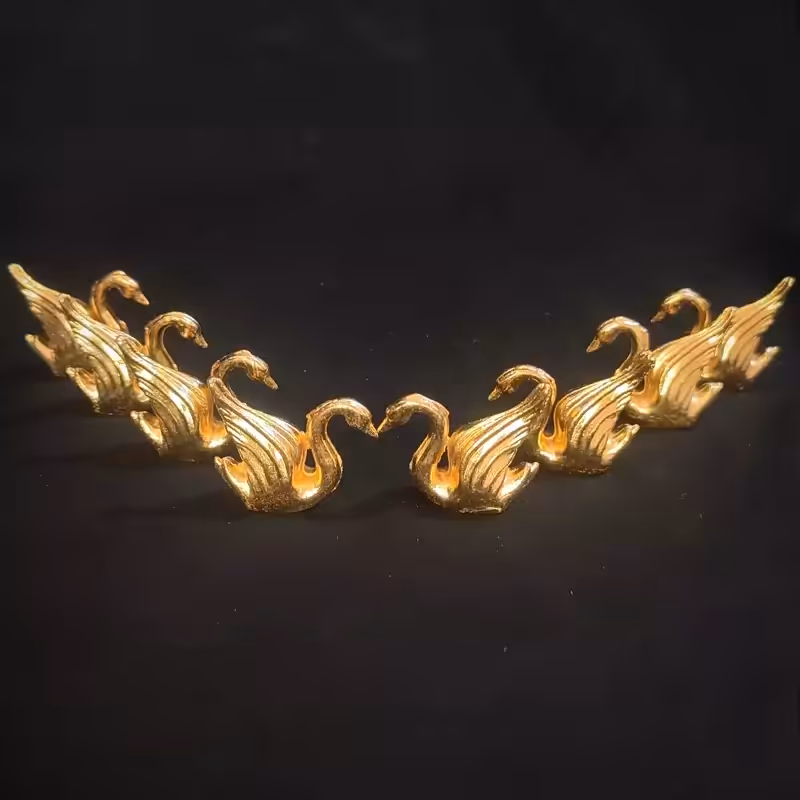 اکسسوری قو طلایی (بسته دوعددی)