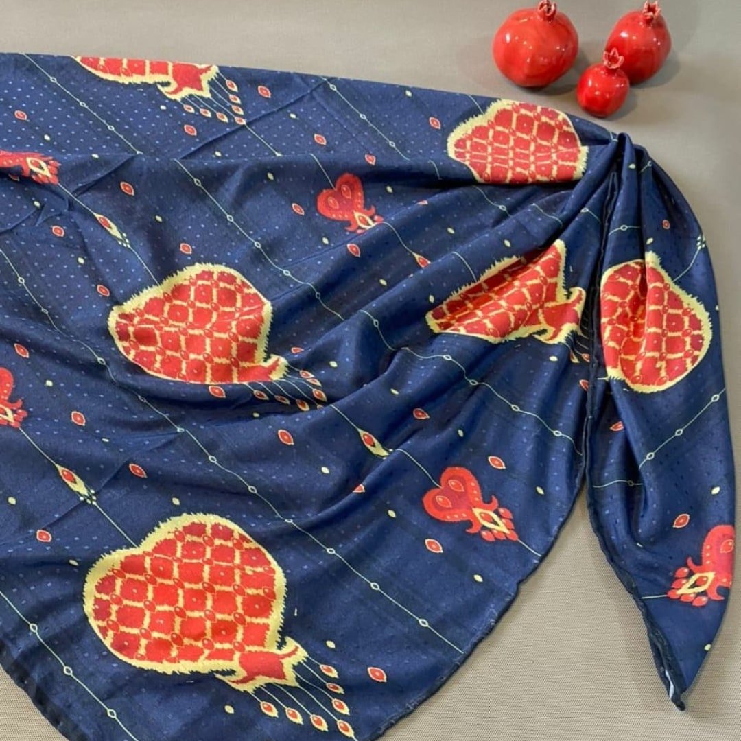 روسری انار طرح شب یلدا