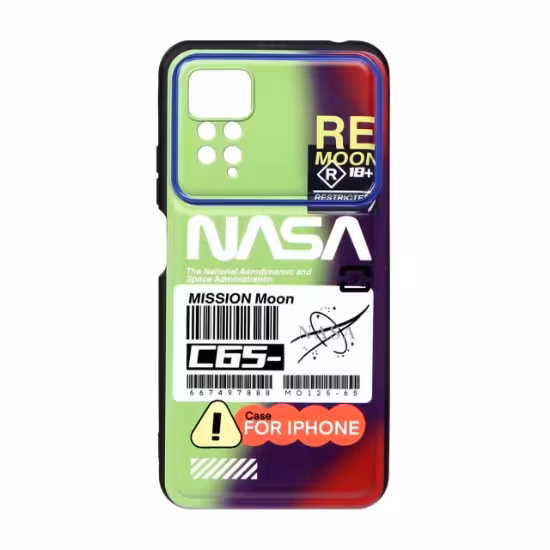 قاب گوشی لنز برجسته طرح دار برای Xiaomi Redmi Note 12 Pro 4G / Redmi Note 11 Pro - کد 24