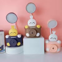 چراغ مطالعه جاقلمی و تراش دار طرح حیوانات فنری