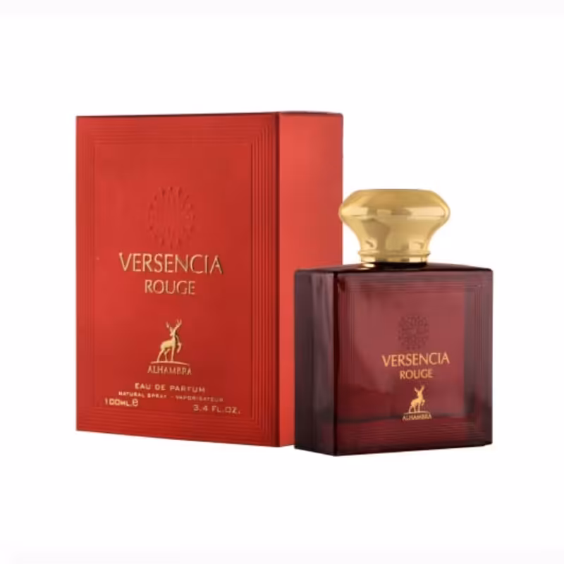 ادکلن  Versencia Rouge مشابه ورساچه اروس فلیم برند الحمبرا