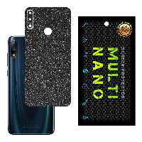 برچسب پوششی MultiNano مدل X-G1F-Gray برای پشت موبایل ایسوس Zenfone Max Pro(M2)