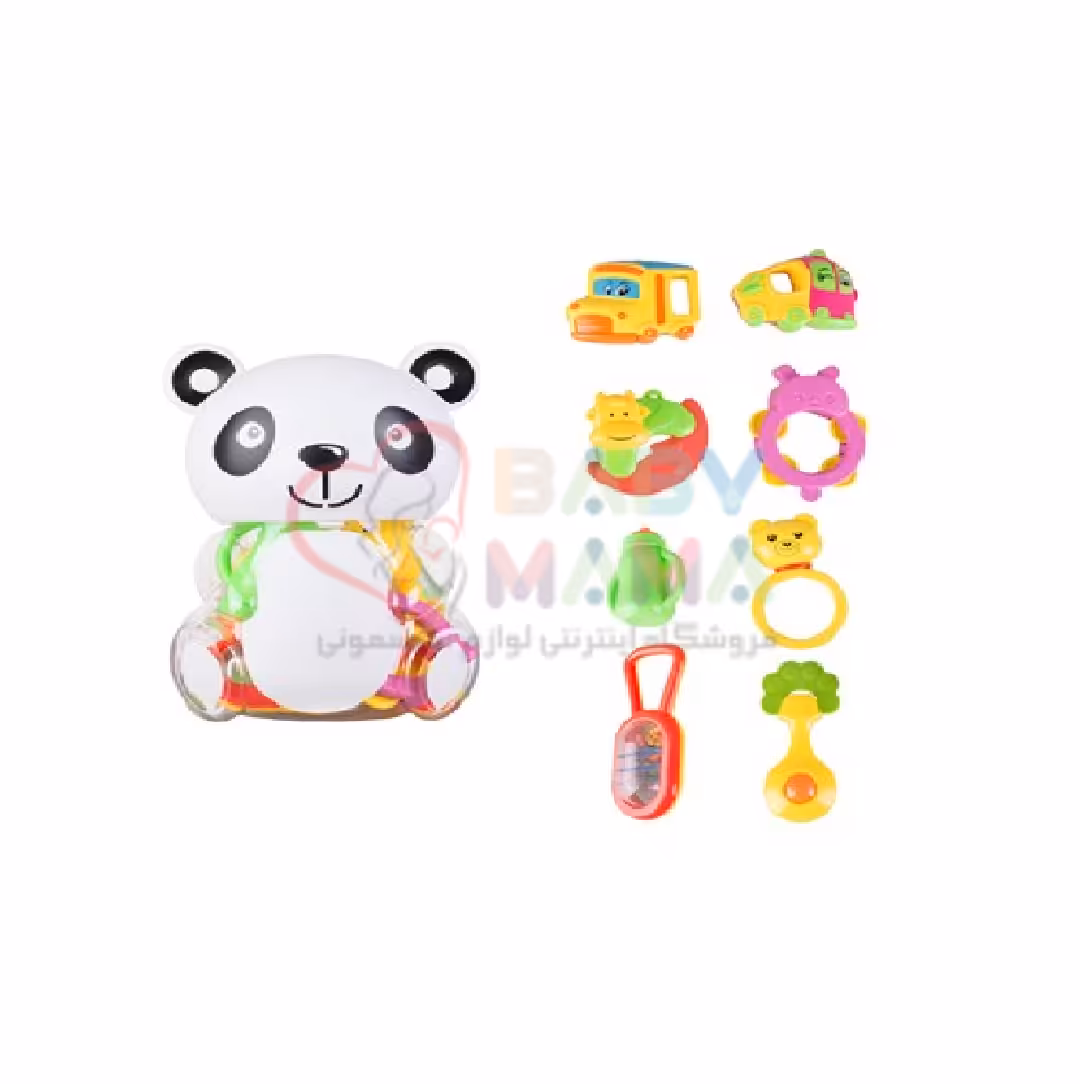 ست جغجغه BabyToys مدل پاندا
