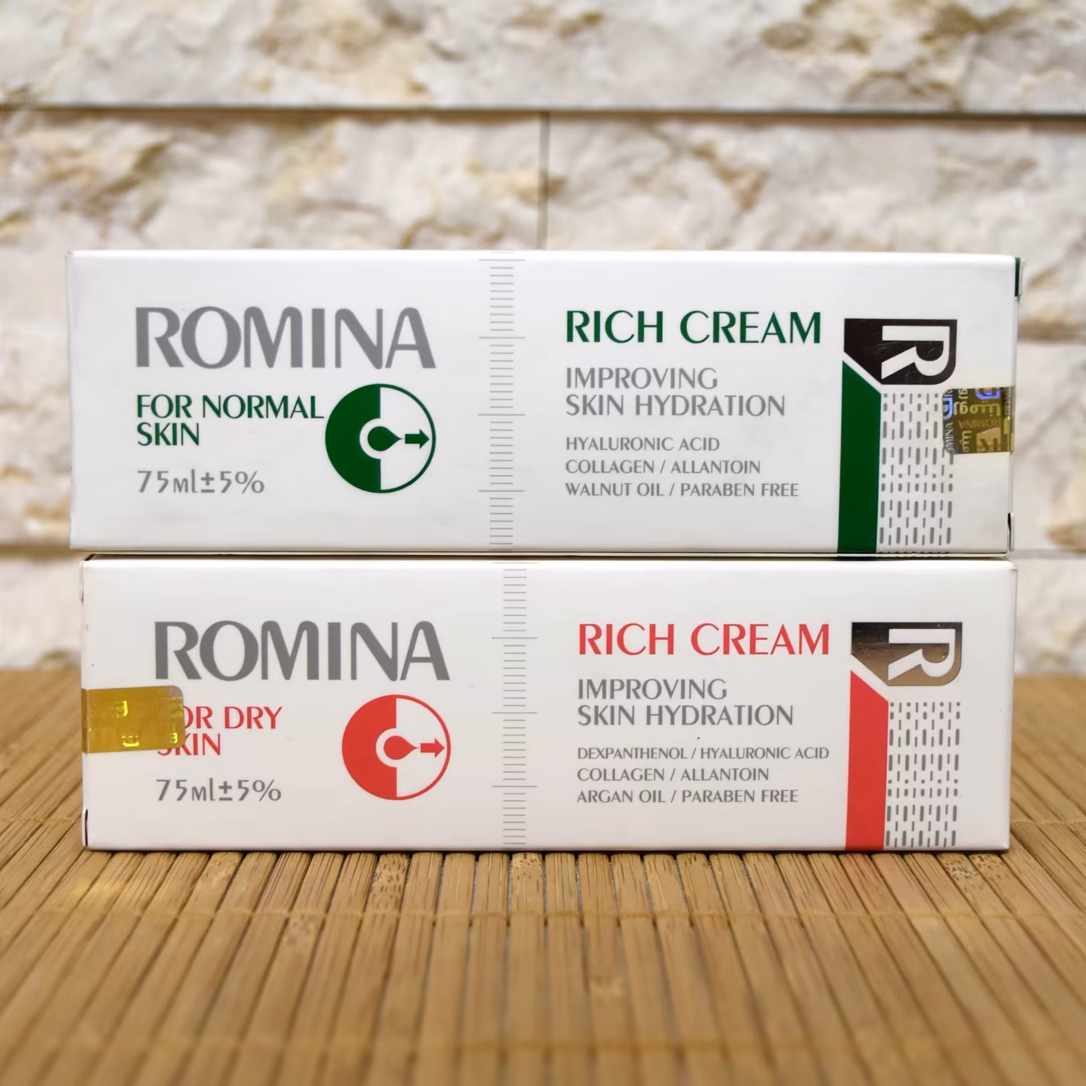 کرم تقویت کننده و آبرسان برند رومینا (پوست خشک)