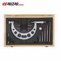 ست میکرومتر میله ای خارج سنج 100-0 میلیمتر آسیمتو مدل 6 04 111