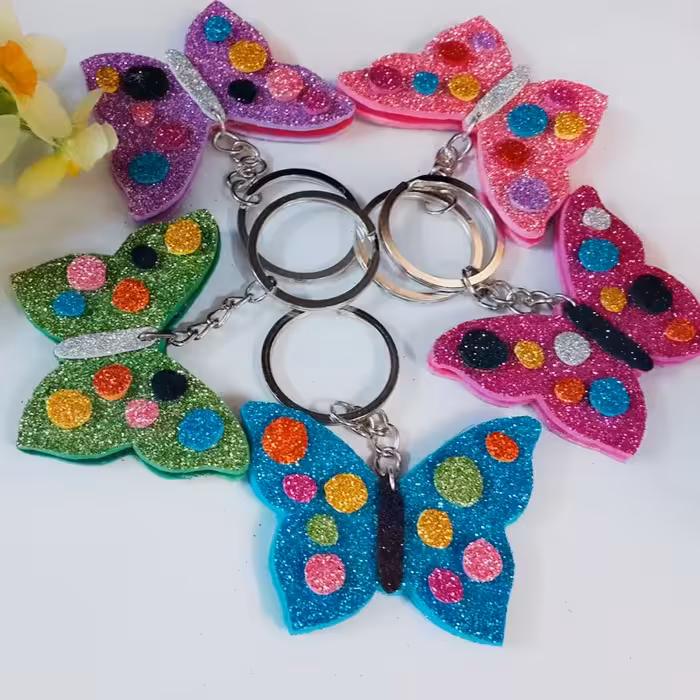 جاکلیدی طرح پروانه با فوم اکلیلی