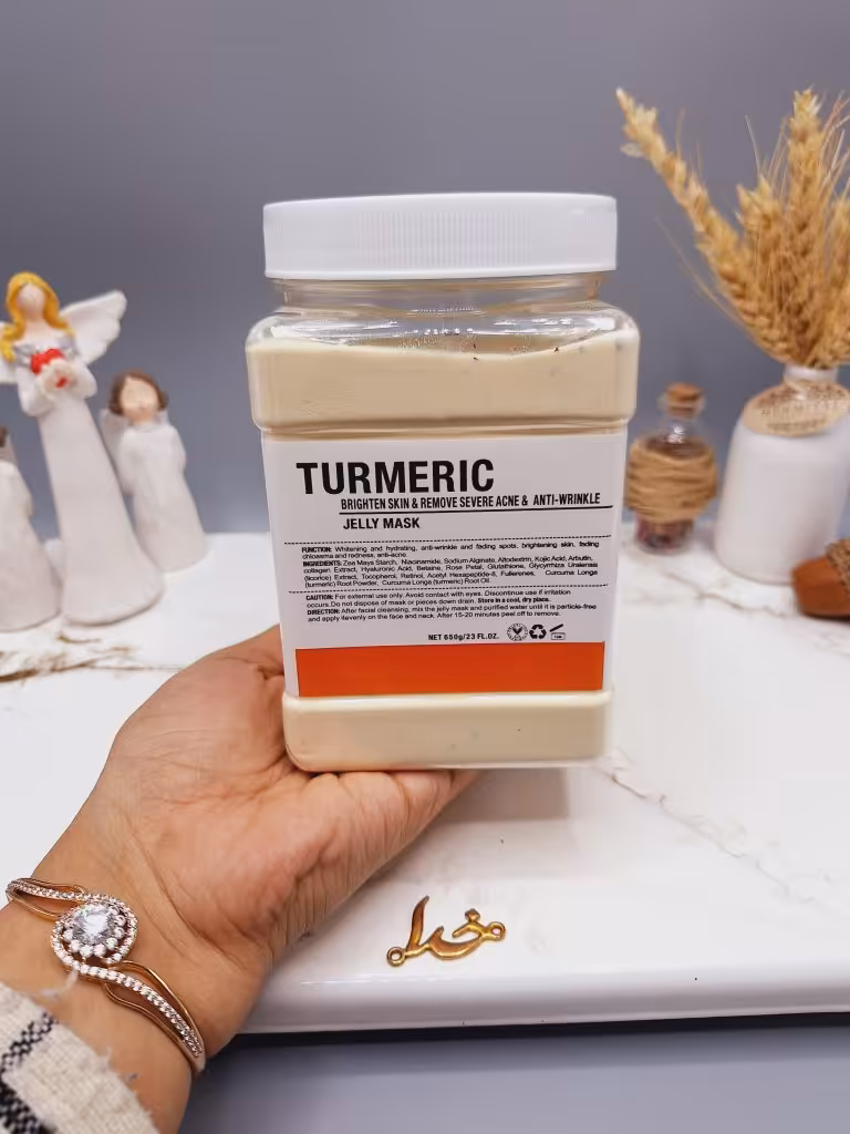 ماسک هیدروژلی زردچوبه 650 گرمی TURMERIC ساخت چین