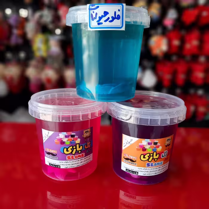 اسباب بازی ژل اسلایم حیوانات(400گرم)