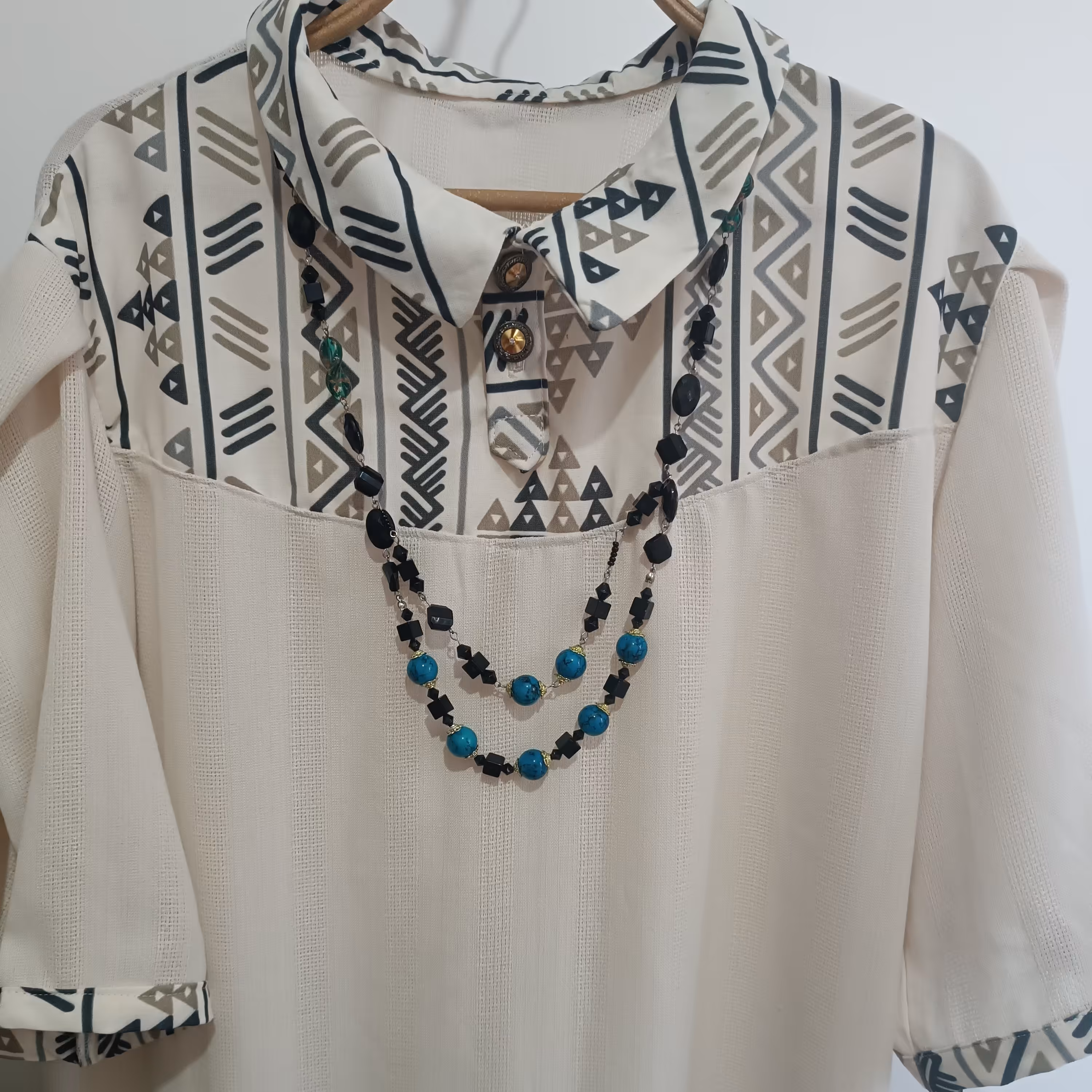 مانتوی بلند لینن خنک و لطیف