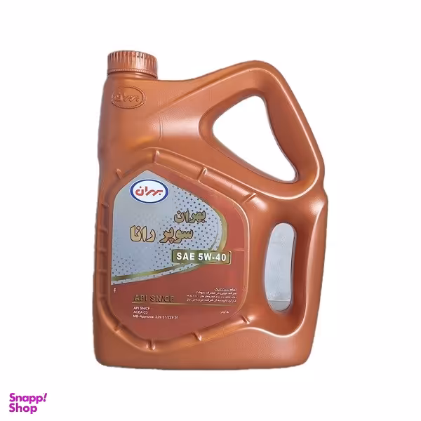 روغن موتور بهران سوپر رانا گرید 5-40 کد 2999 تمام سینتتیک حجم 5 لیتر