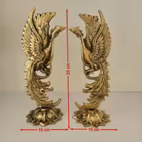 استند سیمرغ پایه سنگین برنز